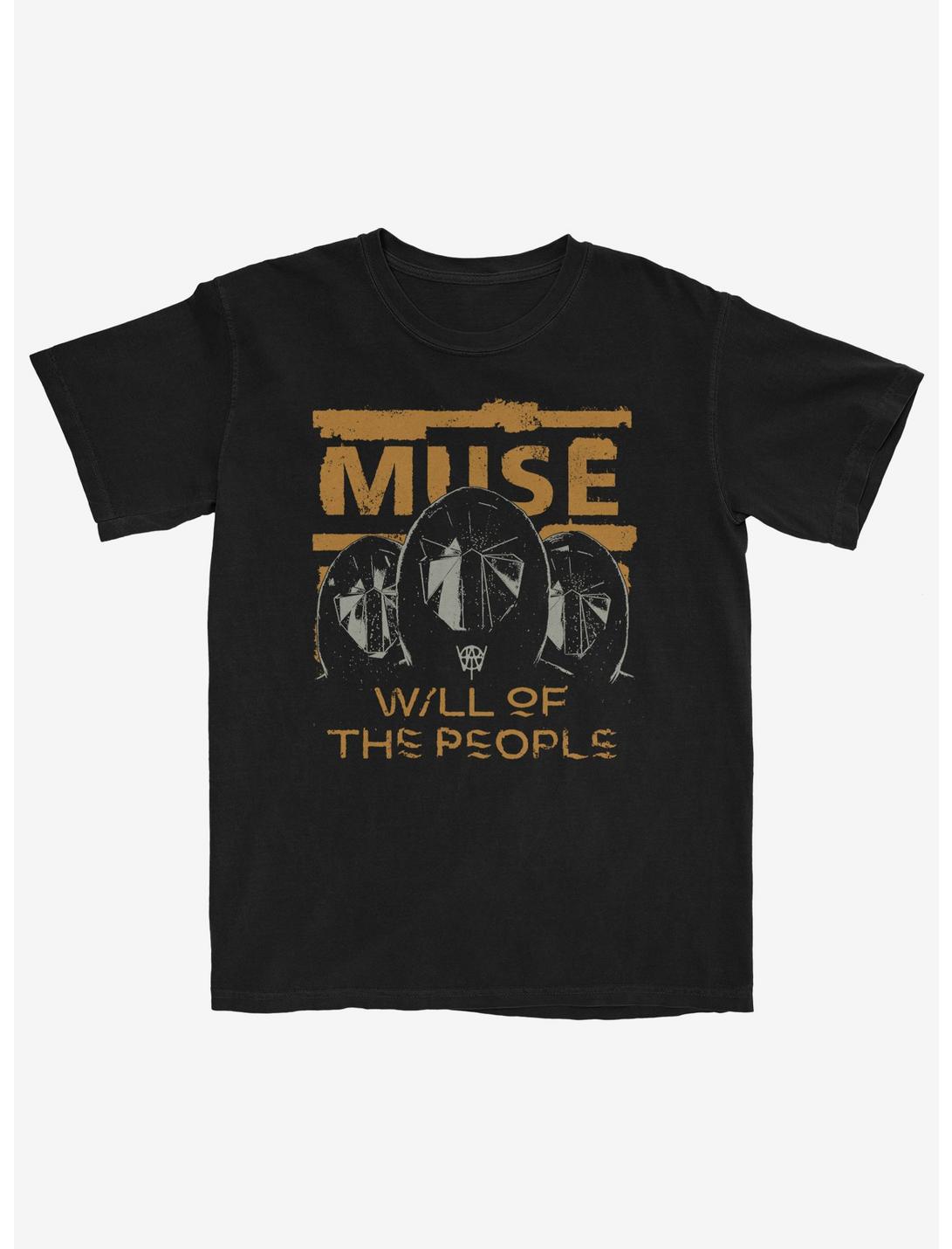 Muse Will Of The People Boyfriend Fit Girls T-Shirt, BLACK, hi-res