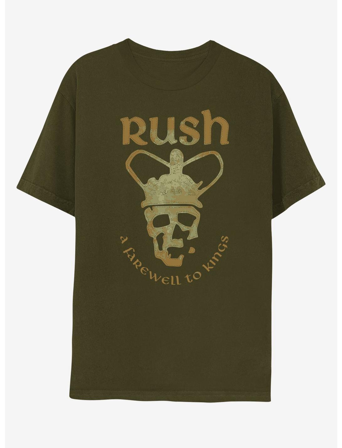 Rush Farewell To Kings Boyfriend Fit Girls T-Shirt, MILITARY GREEN, hi-res