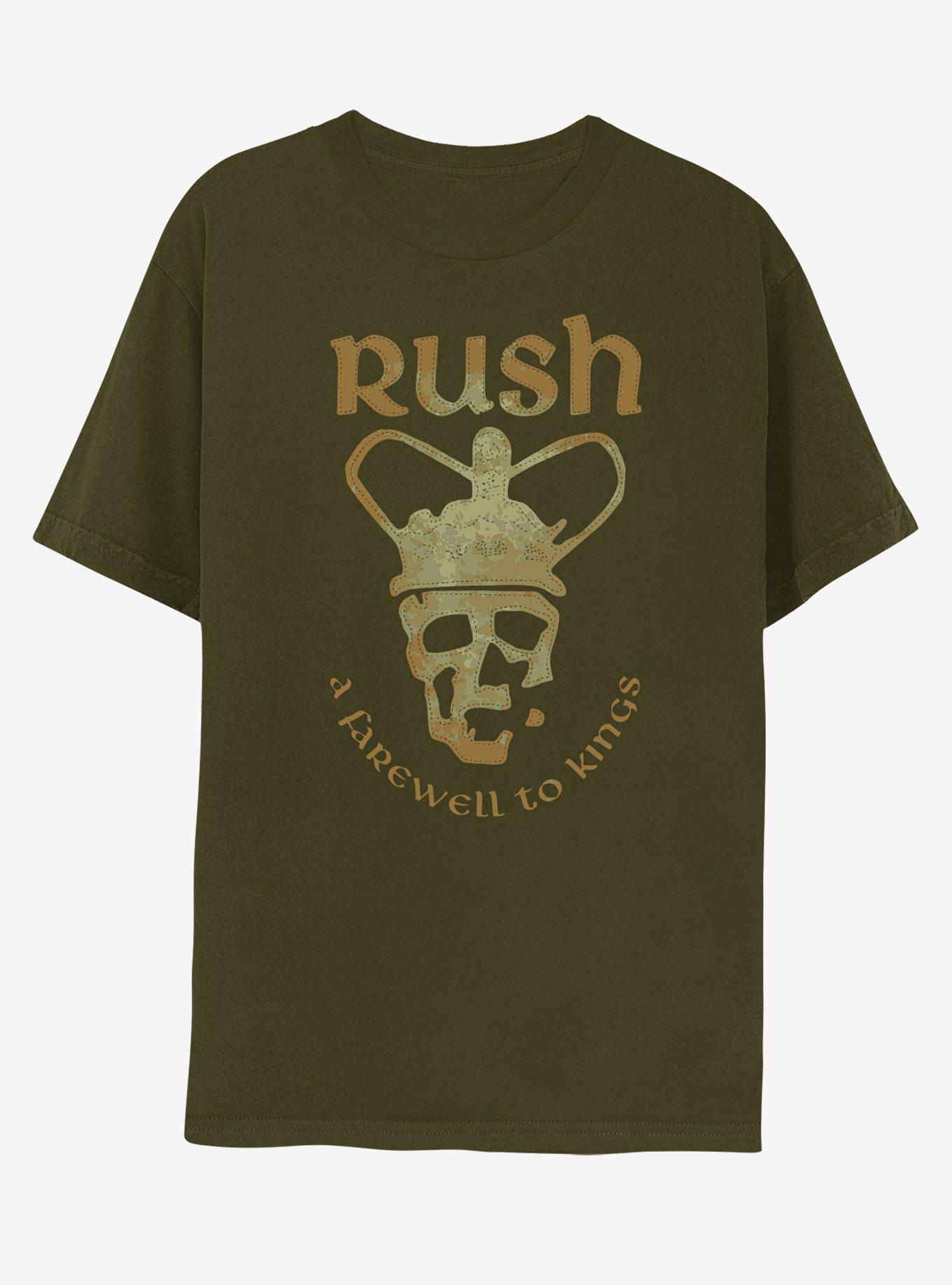 Rush Farewell To Kings Boyfriend Fit Girls T-Shirt, MILITARY GREEN, hi-res