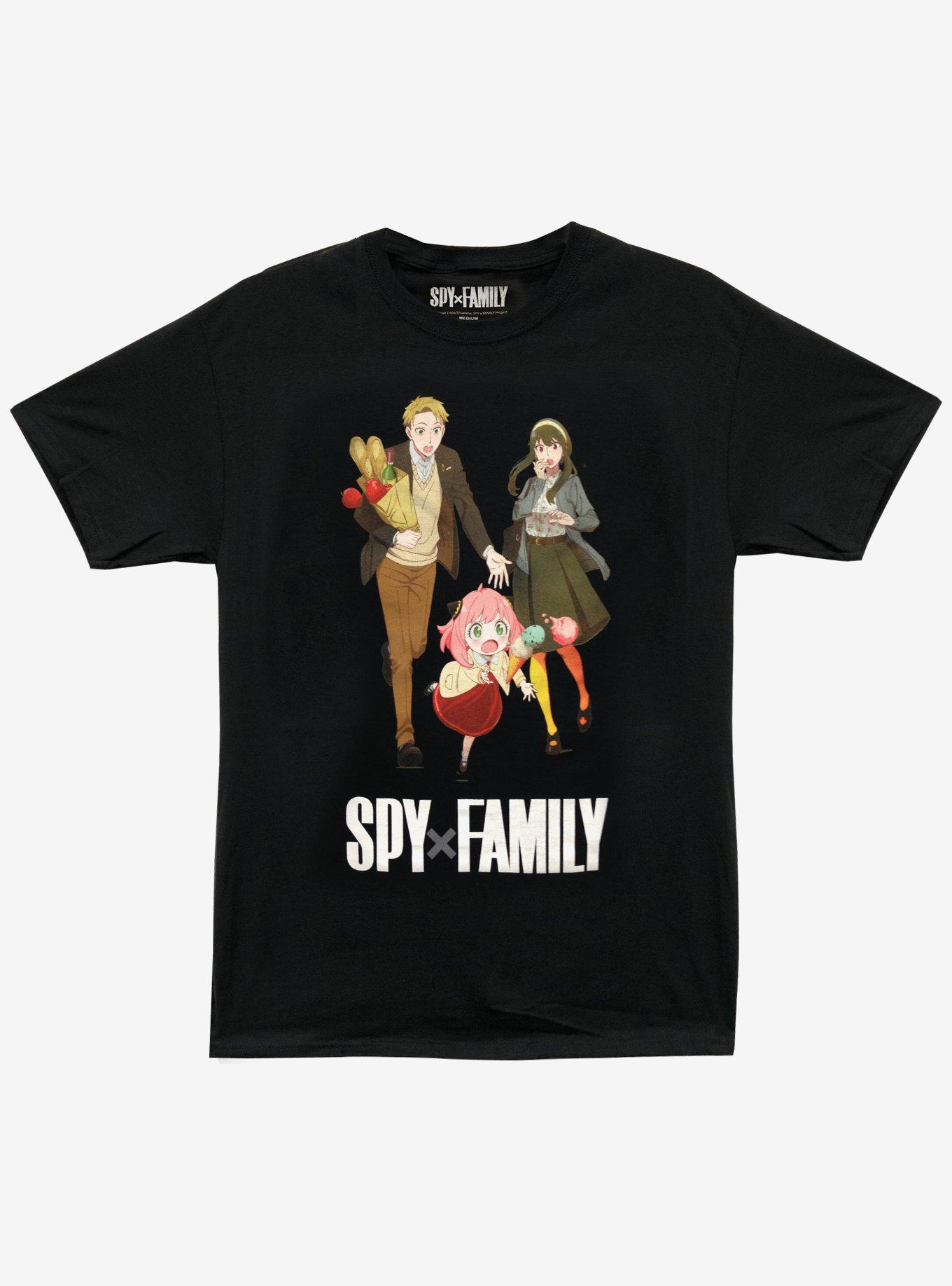 Spy X Family Family Outing T-Shirt, BLACK, hi-res
