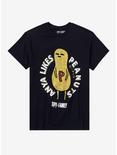 Spy X Family Anya Likes Peanuts Mascot T-Shirt, BLACK, hi-res