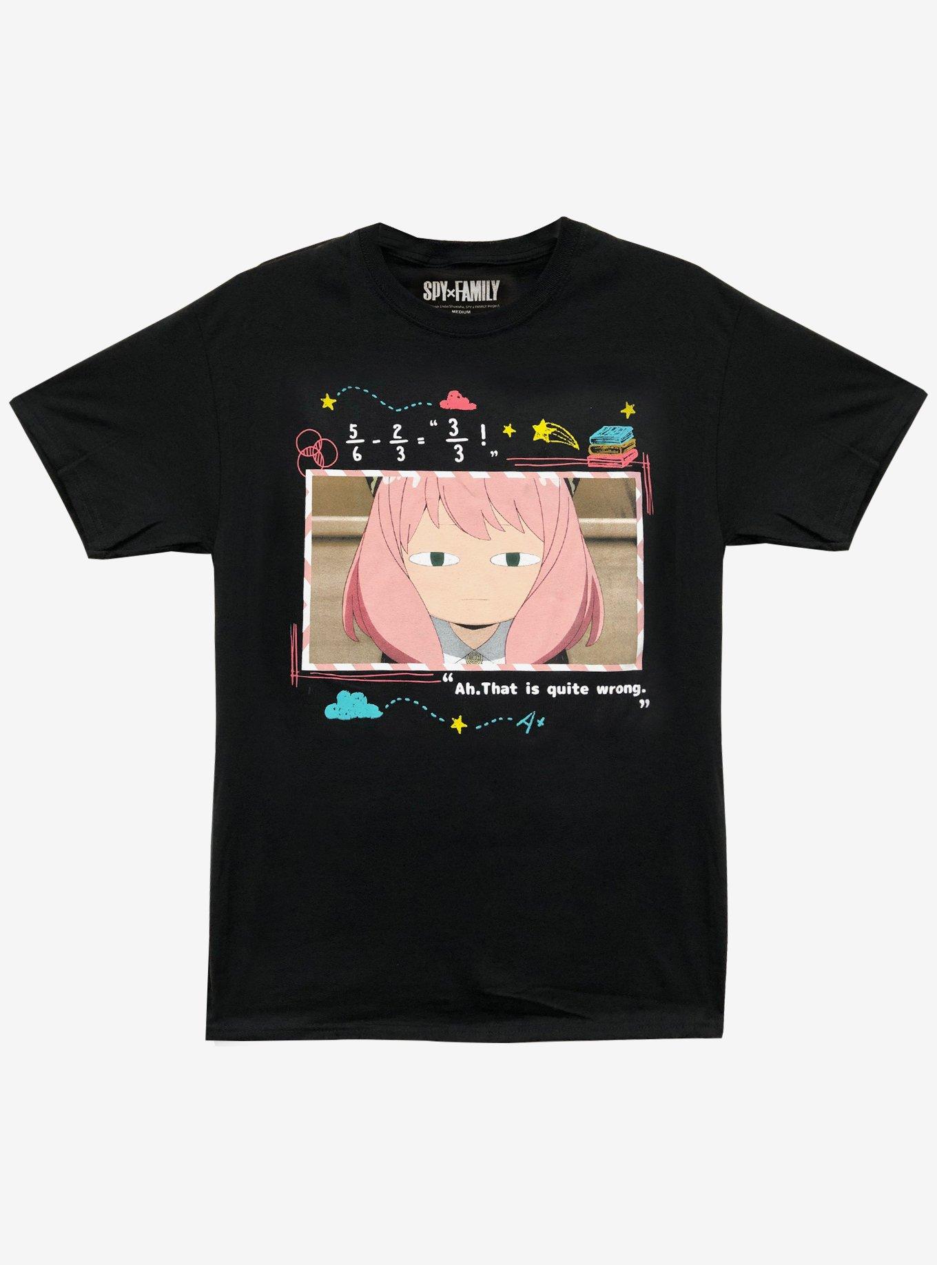 Hot Topic Spy X Family Anya Math T-Shirt