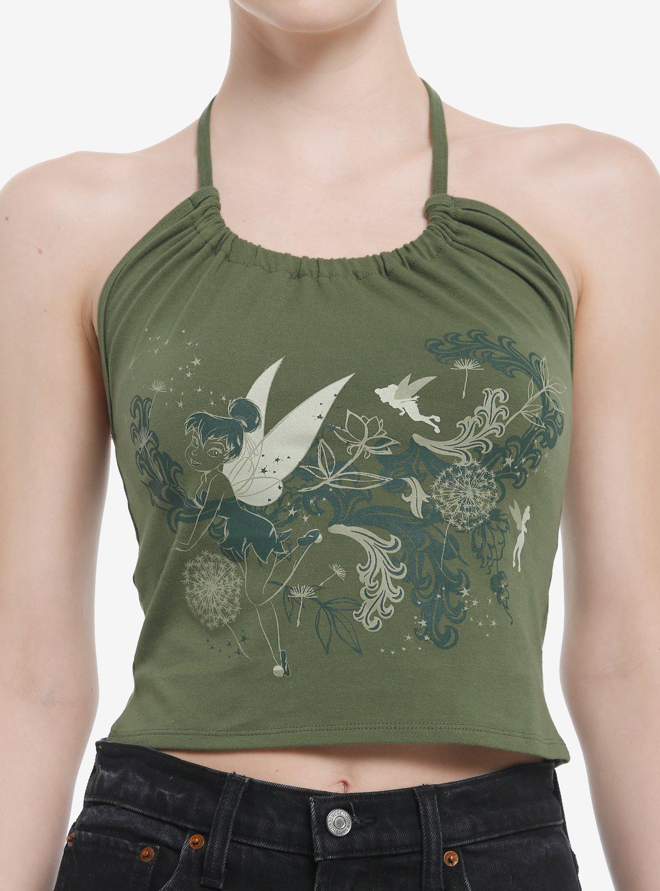 Disney Peter Pan Tinker Bell Girls Halter Top, MULTI, hi-res