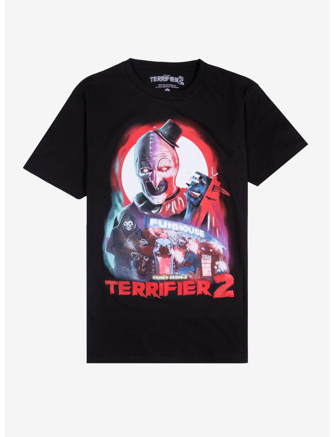Terrifier 2 Funhouse T-Shirt, BLACK, hi-res
