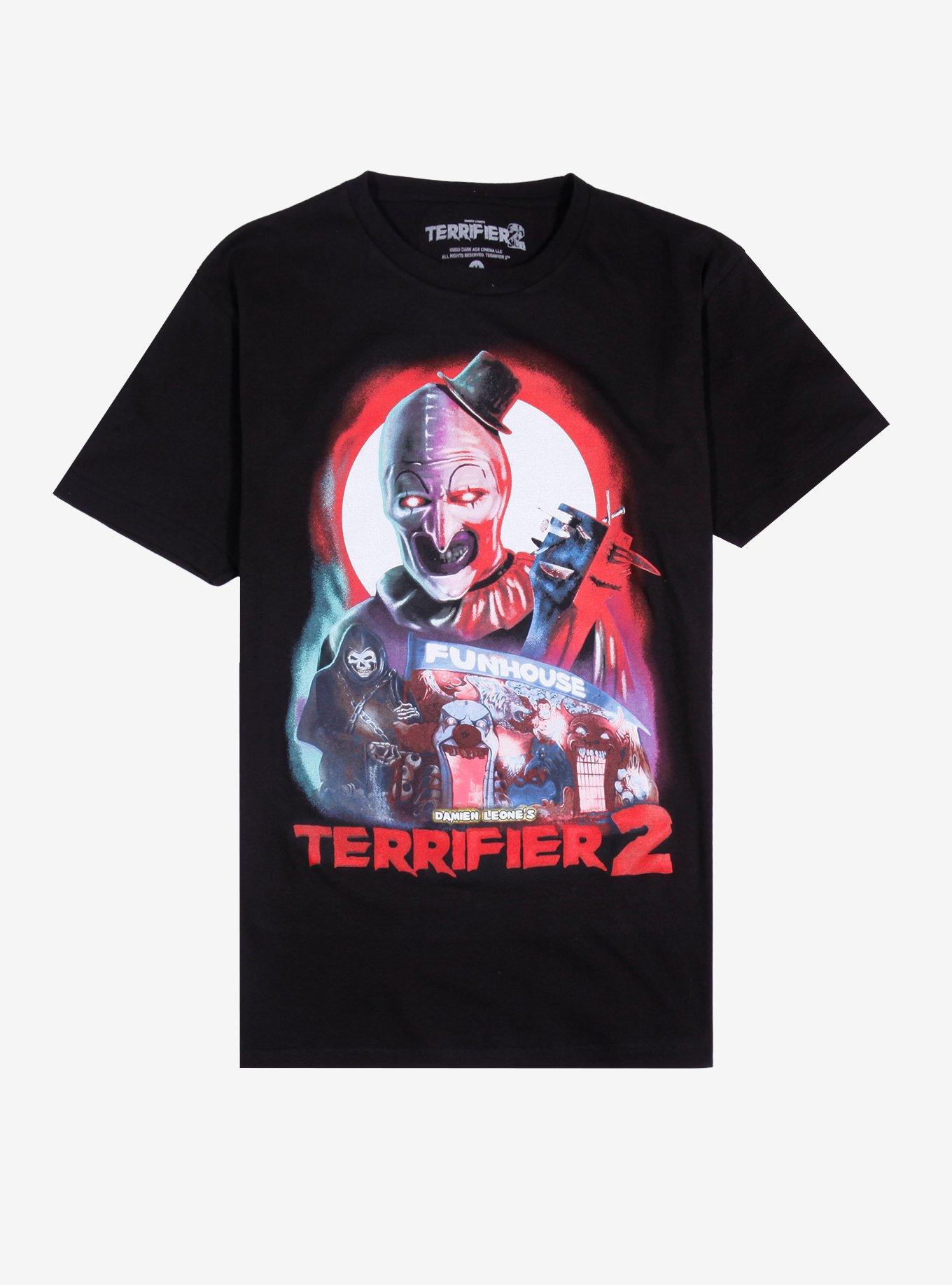 Terrifier 2 Funhouse T-Shirt, BLACK, hi-res