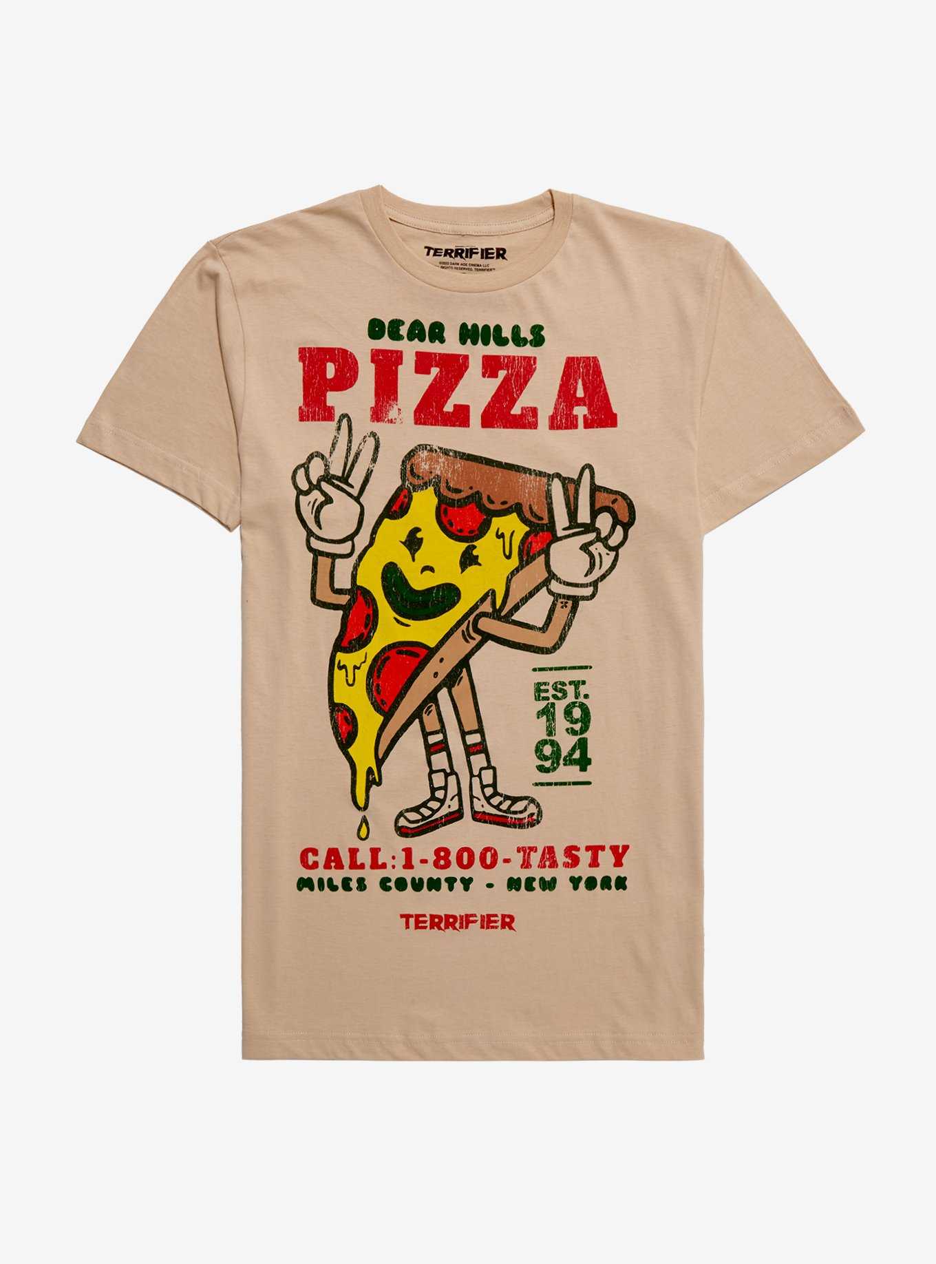 Terrifier Bear Hills Pizza T-Shirt, , hi-res