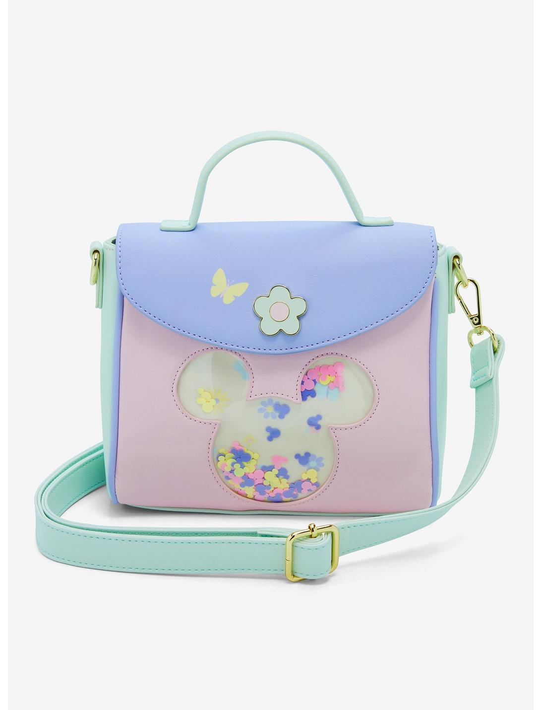 Her Universe Disney Mickey Mouse Pastel Spring Crossbody Bag, , hi-res
