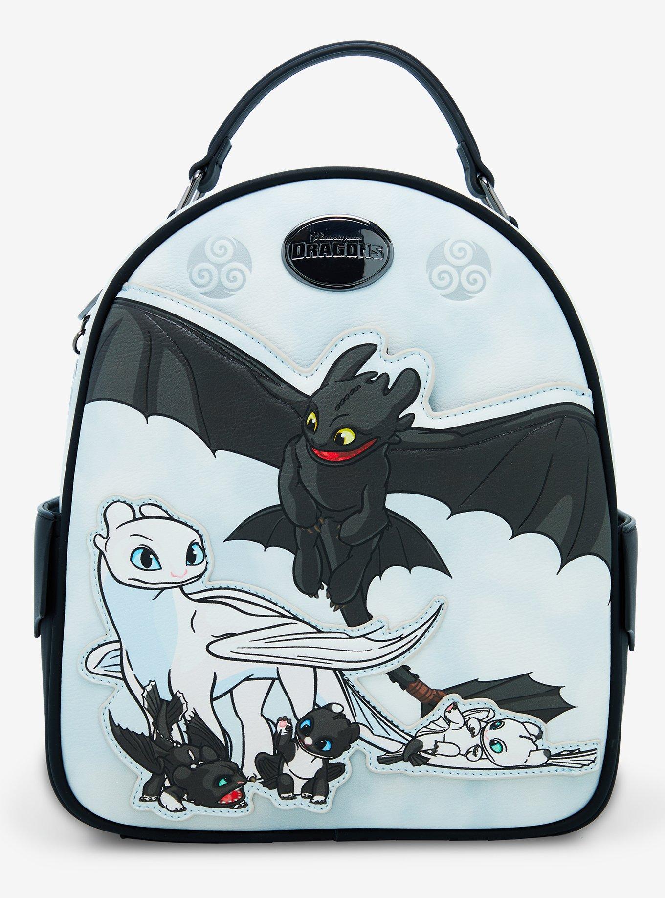 Dreamworks How to Train Your Dragon Toothless and Light Fury Family Mini Backpack - BoxLunch Exclusive