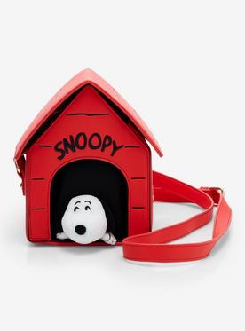 Peanuts Snoopy Figural Doghouse Crossbody Bag — BoxLunch Exclusive