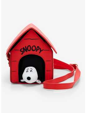 Peanuts Snoopy Figural Doghouse Crossbody Bag — BoxLunch Exclusive, , hi-res