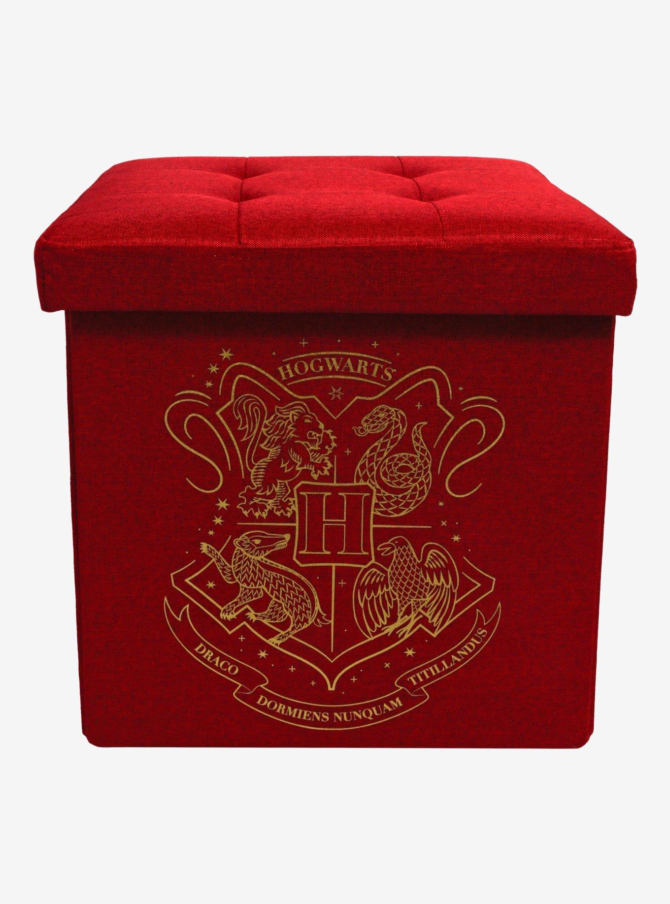 Harry Potter Hogwarts Maroon Storage Ottoman, , hi-res