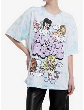Bratz Slumber Party Tie-Dye Girls Oversized T-Shirt, , hi-res