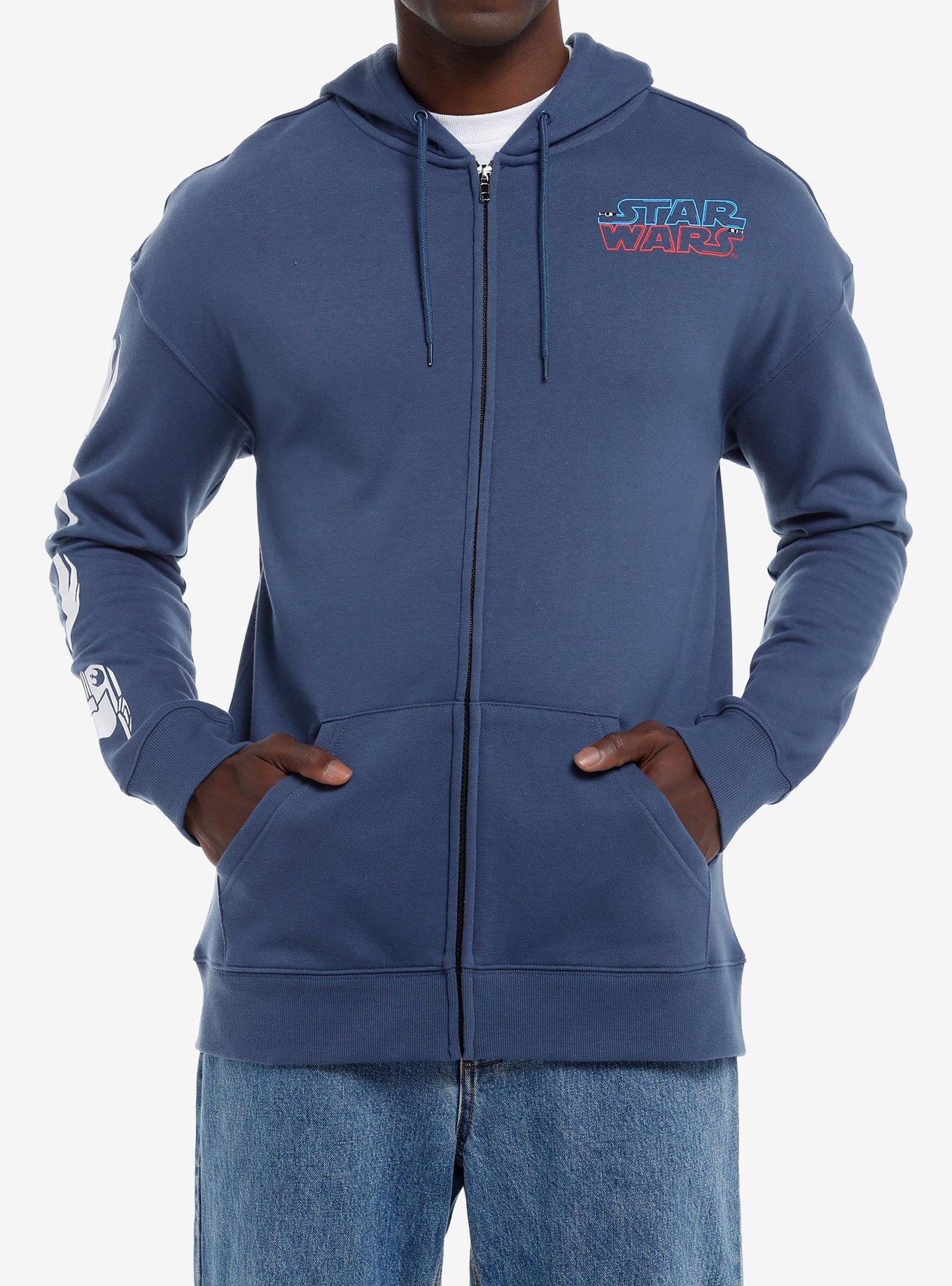 Our Universe Star Wars Rebel Fighters Hoodie Our Universe Exclusive, BLUE, hi-res