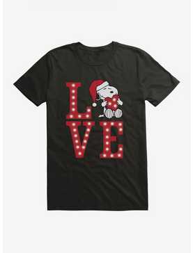 Peanuts Love Snoopy Santa T-Shirt, , hi-res