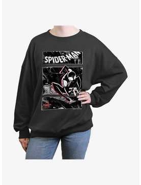 Marvel Spider-Man: Across The Spider-Verse Street Panels Girls Oversized Sweatshirt, , hi-res