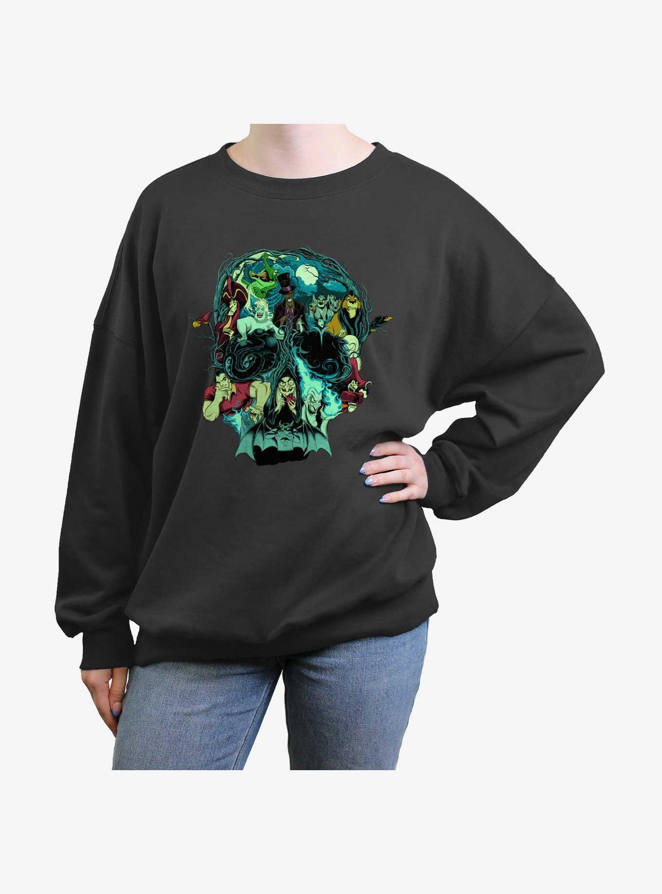 Disney Villains Wicked Things Girls Oversized Sweatshirt, , hi-res