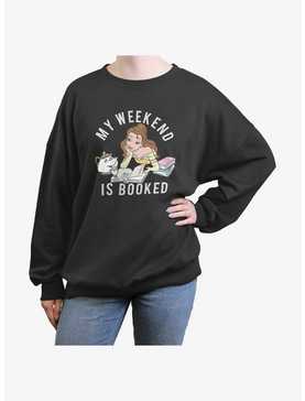 Disney Beauty and the Beast Weekend Booked Girls Oversized Sweatshirt, , hi-res