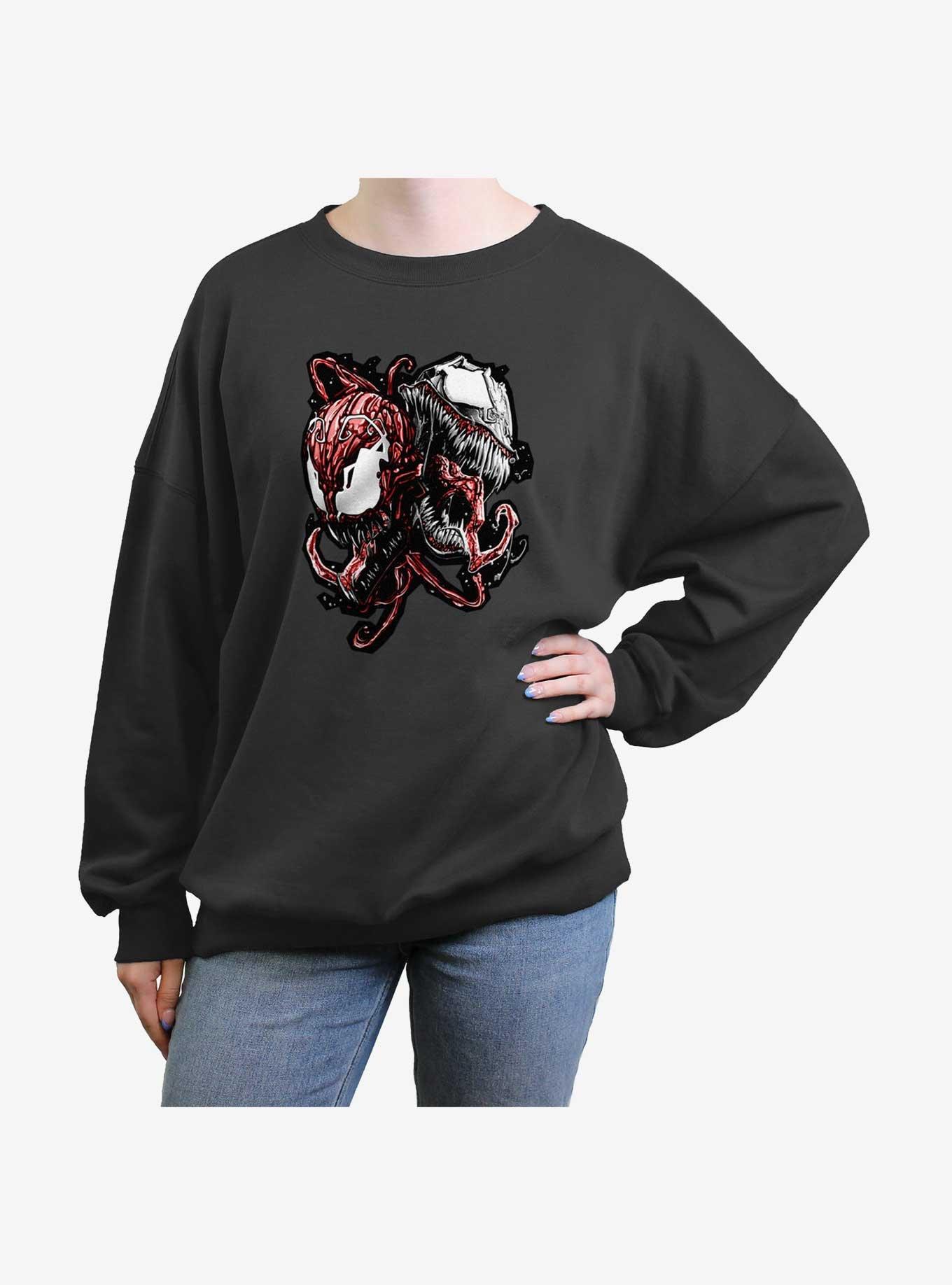 Marvel Venom Poison Girls Oversized Sweatshirt, CHARCOAL, hi-res