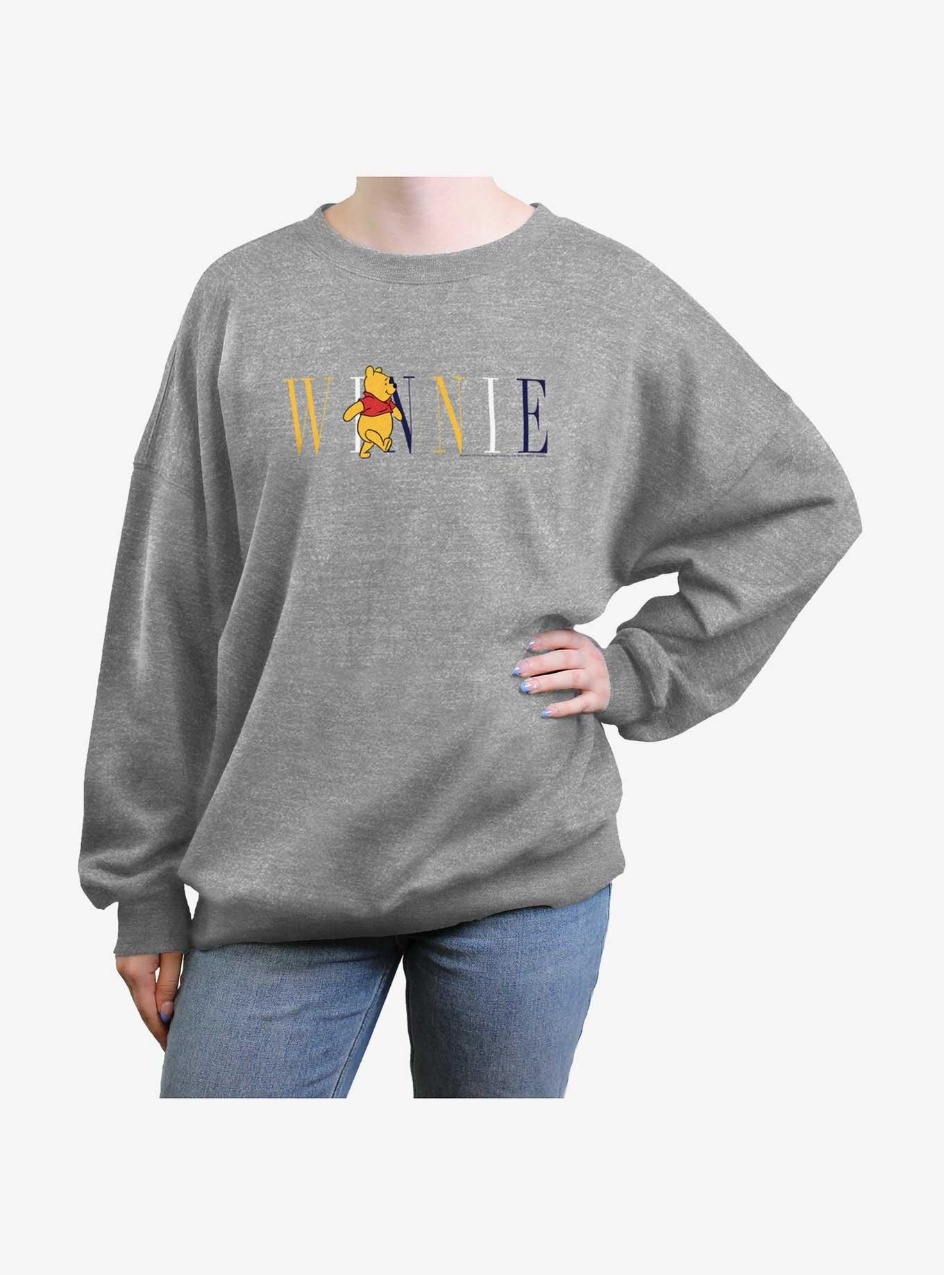 Disney Winnie The Pooh Winnie Fashion Girls Oversized Sweatshirt, , hi-res