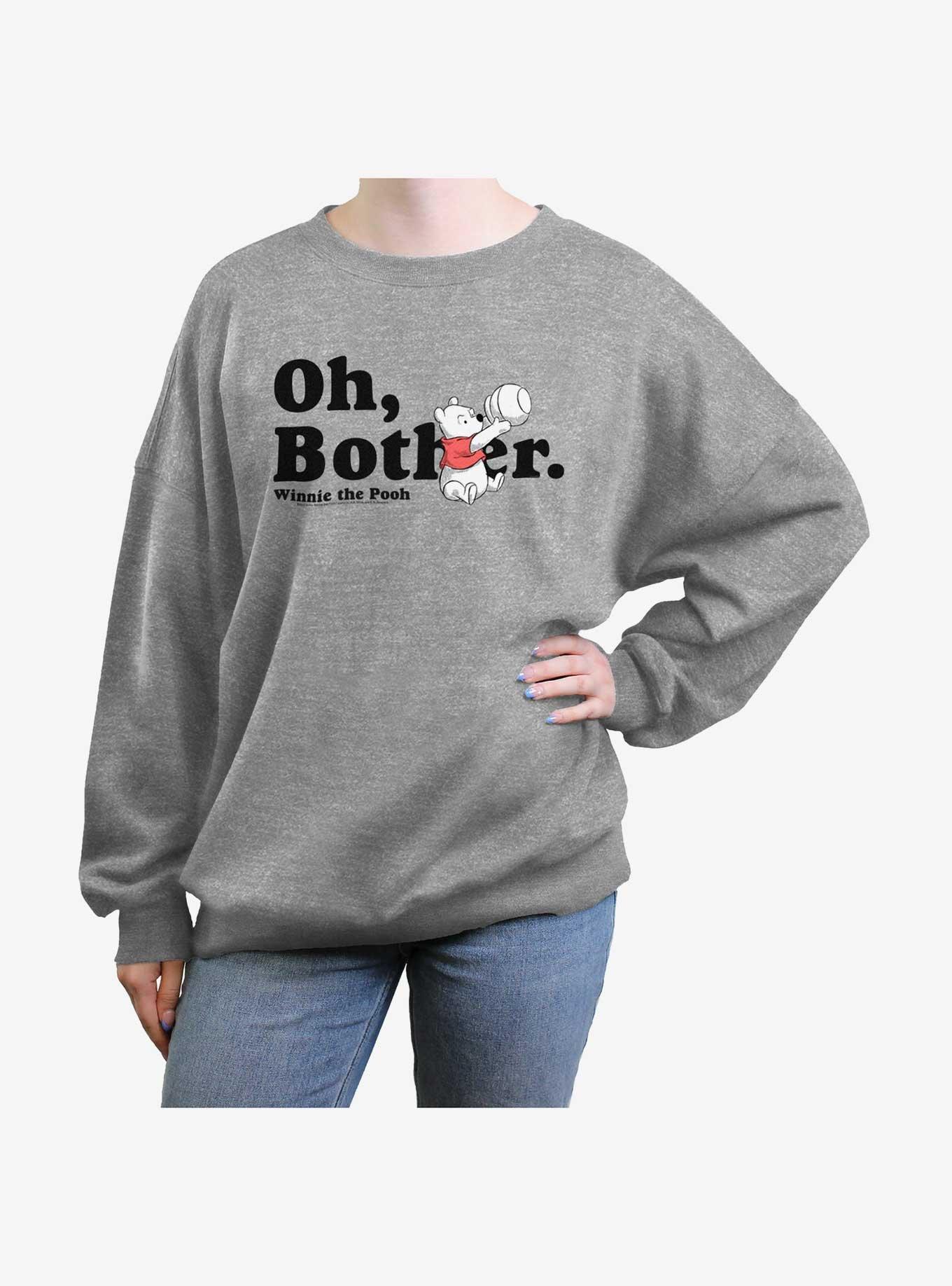 Disney Winnie The Pooh More Bothers Girls Oversized Sweatshirt, , hi-res