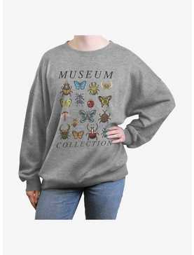 Animal Crossing Bug Collection Girls Oversized Sweatshirt, , hi-res