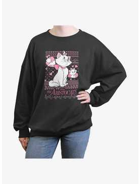 Disney The AristoCats Love Marie Girls Oversized Sweatshirt, , hi-res