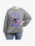 Disney The Owl House Coven Celestial Girls Oversized Sweatshirt, HEATHER GR, hi-res