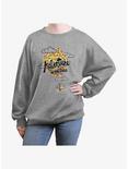 Disney Pixar Up Adventure Is Out There Womens Oversized Sweatshirt, HEATHER GR, hi-res