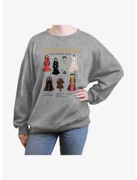 Star Wars Queen Amidala Gowns Womens Oversized Sweatshirt, , hi-res