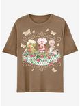 Strawberry Shortcake Brown Garden Boyfriend Fit Girls T-Shirt, MULTI, hi-res
