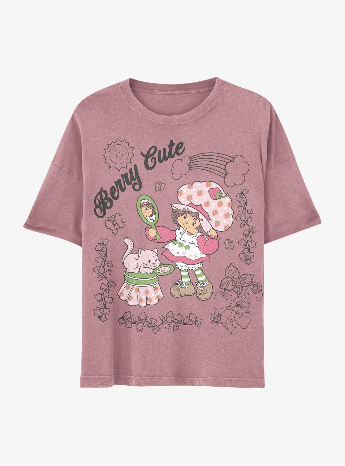 Strawberry Shortcake Berry Cute Boyfriend Fit Girls T-Shirt, , hi-res