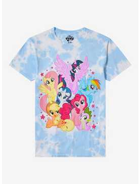 My Little Pony Characters Tie-Dye Boyfriend Fit Girls T-Shirt, , hi-res