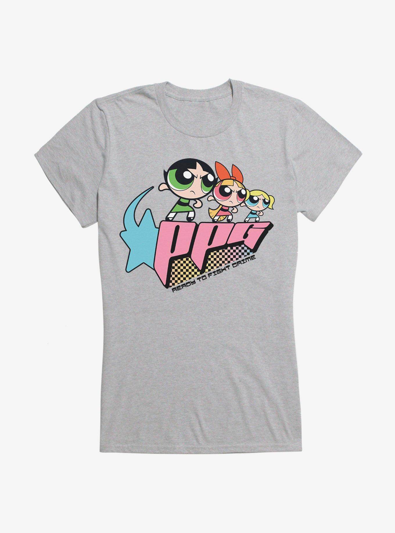 Powerpuff Gilrs Ready To Fight Crime Girls T-Shirt, , hi-res