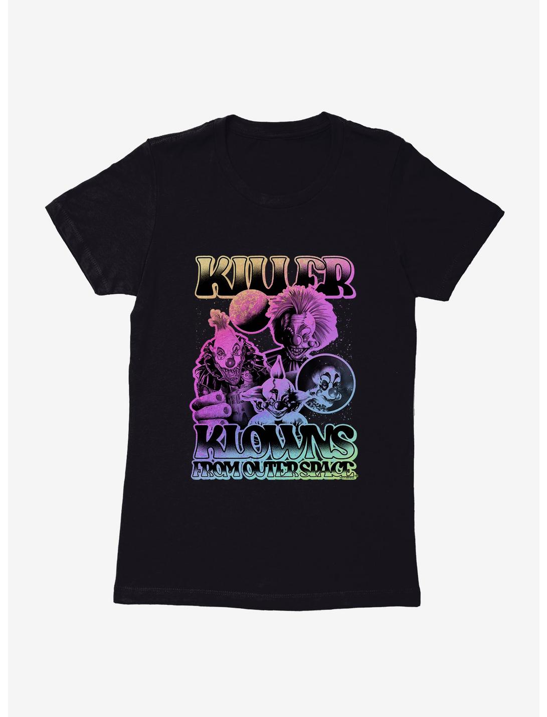 Killer Klowns From Outer Space Gradient Group Womens T-Shirt, BLACK, hi-res