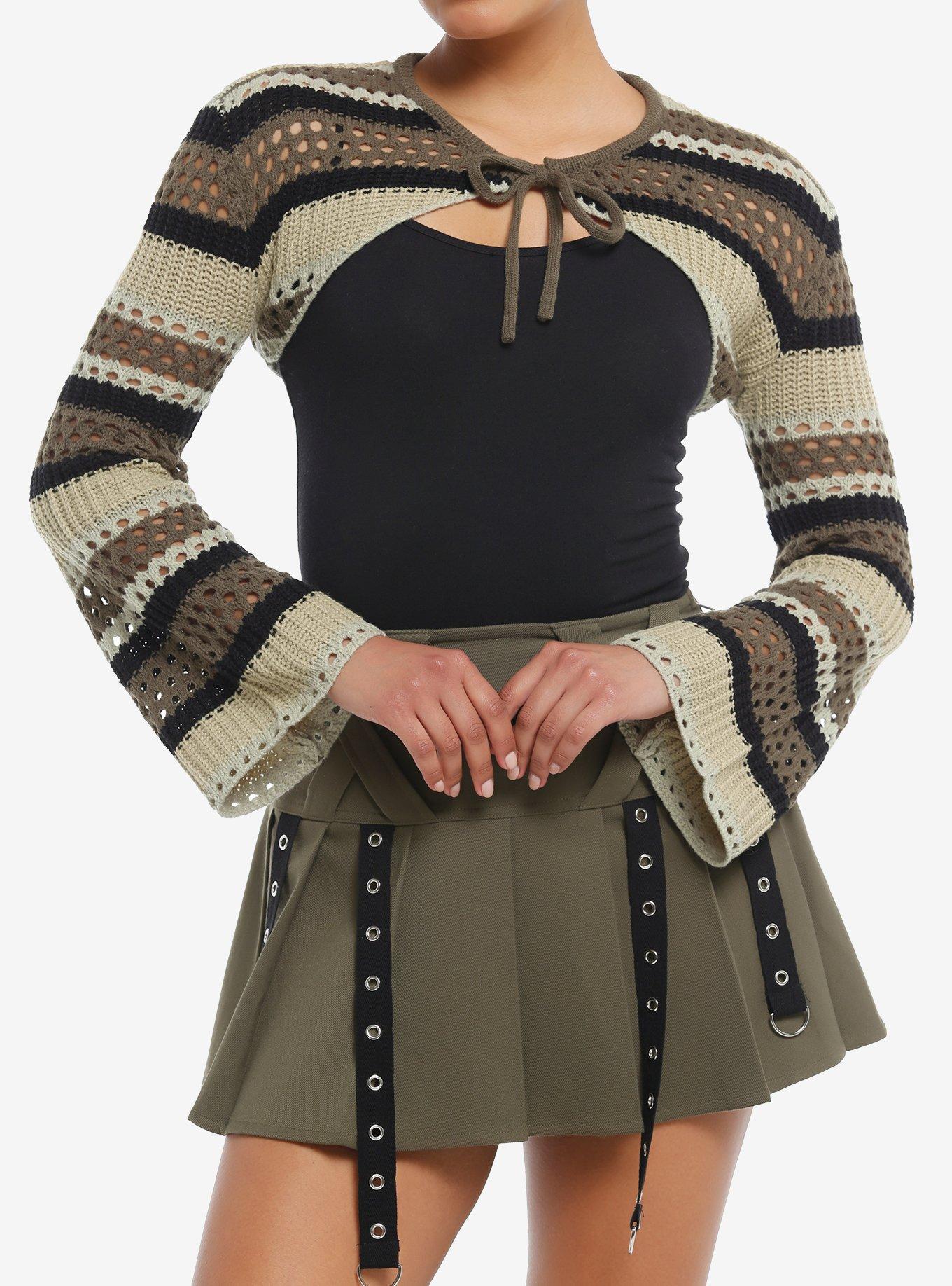 Tan 2024 bolero shrug