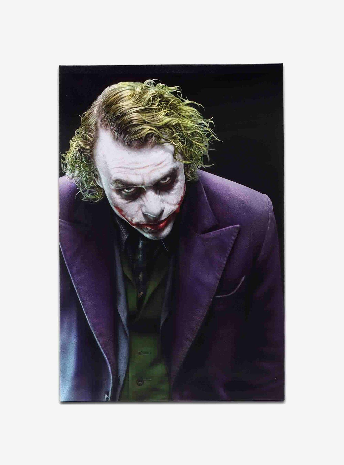 DC Comics Joker The Dark Knight Close Up Canvas Wall Art, , hi-res