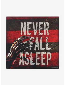 A Nightmare on Elm Street Never Fall Asleep Wood Wall Decor, , hi-res