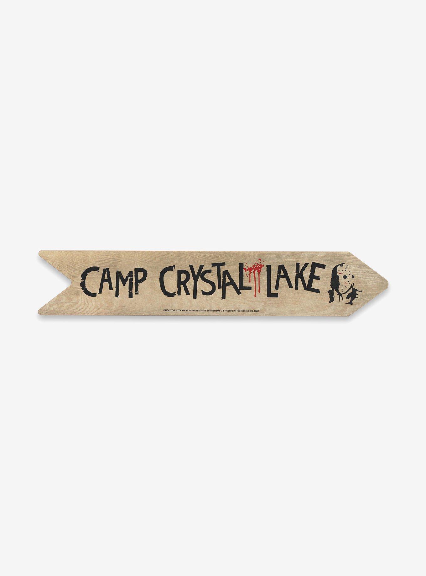 Friday the 13th Camp Crystal Lake Arrow Wood Wall Decor, , hi-res