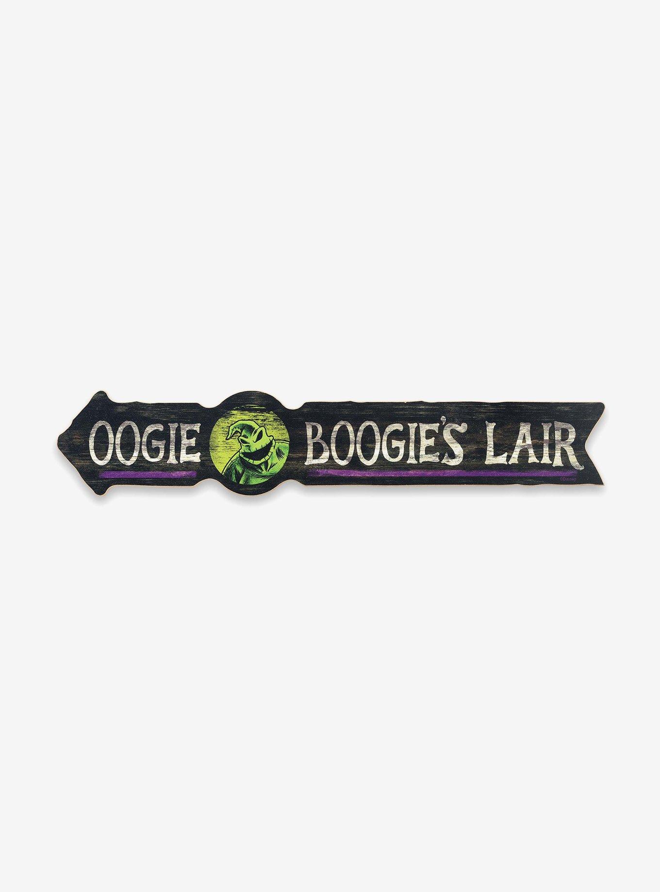 Disney Nightmare Before Christmas Oogie Boogie's Lair Arrow Wood Wall Decor, , hi-res