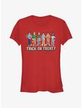 Stranger Things Trick Or Treat Crew Girls T-Shirt, RED, hi-res