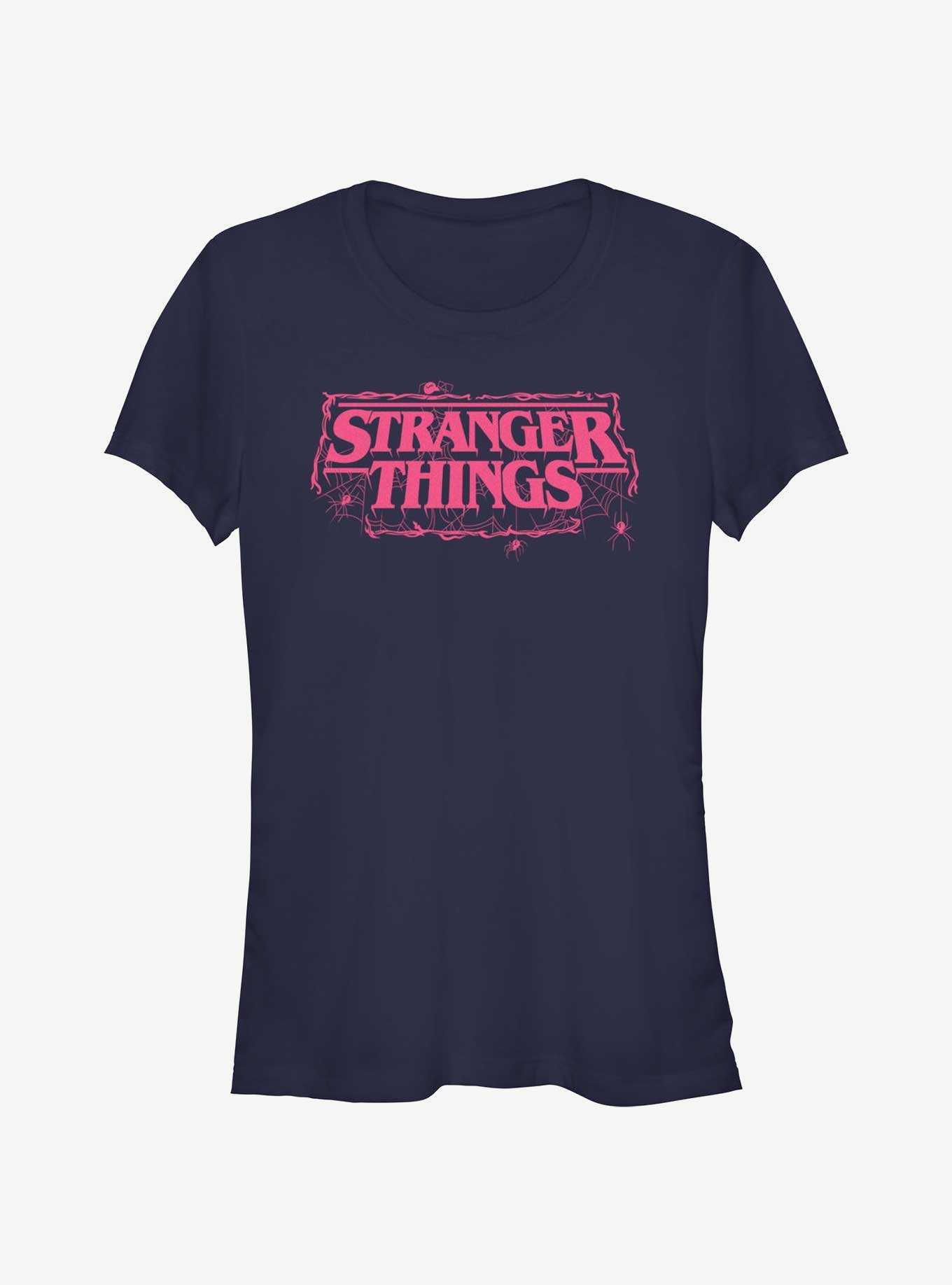 Stranger Things Webbed Logo Girls T-Shirt, , hi-res