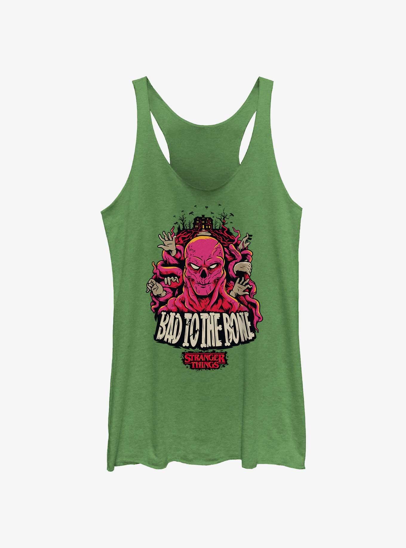 Stranger Things Vecna Bad To Bone Girls Tank, ENVY, hi-res