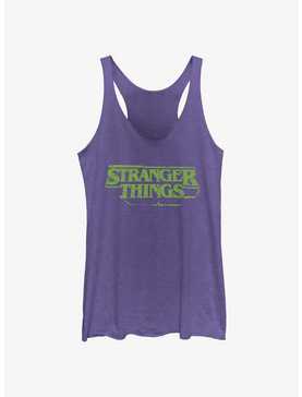 Stranger Things Destructive Logo Girls Tank, , hi-res