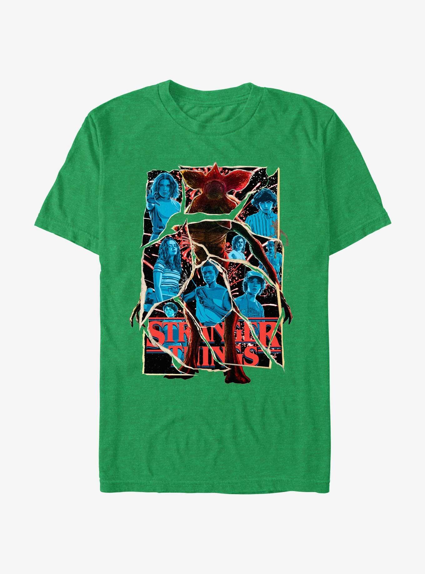 Stranger Things Shattered Reality Poster T-Shirt, , hi-res