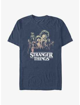 Stranger Things Gradient Hawkins Gang T-Shirt, , hi-res