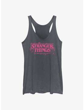 Stranger Things Webbed Logo Girls Tank, , hi-res