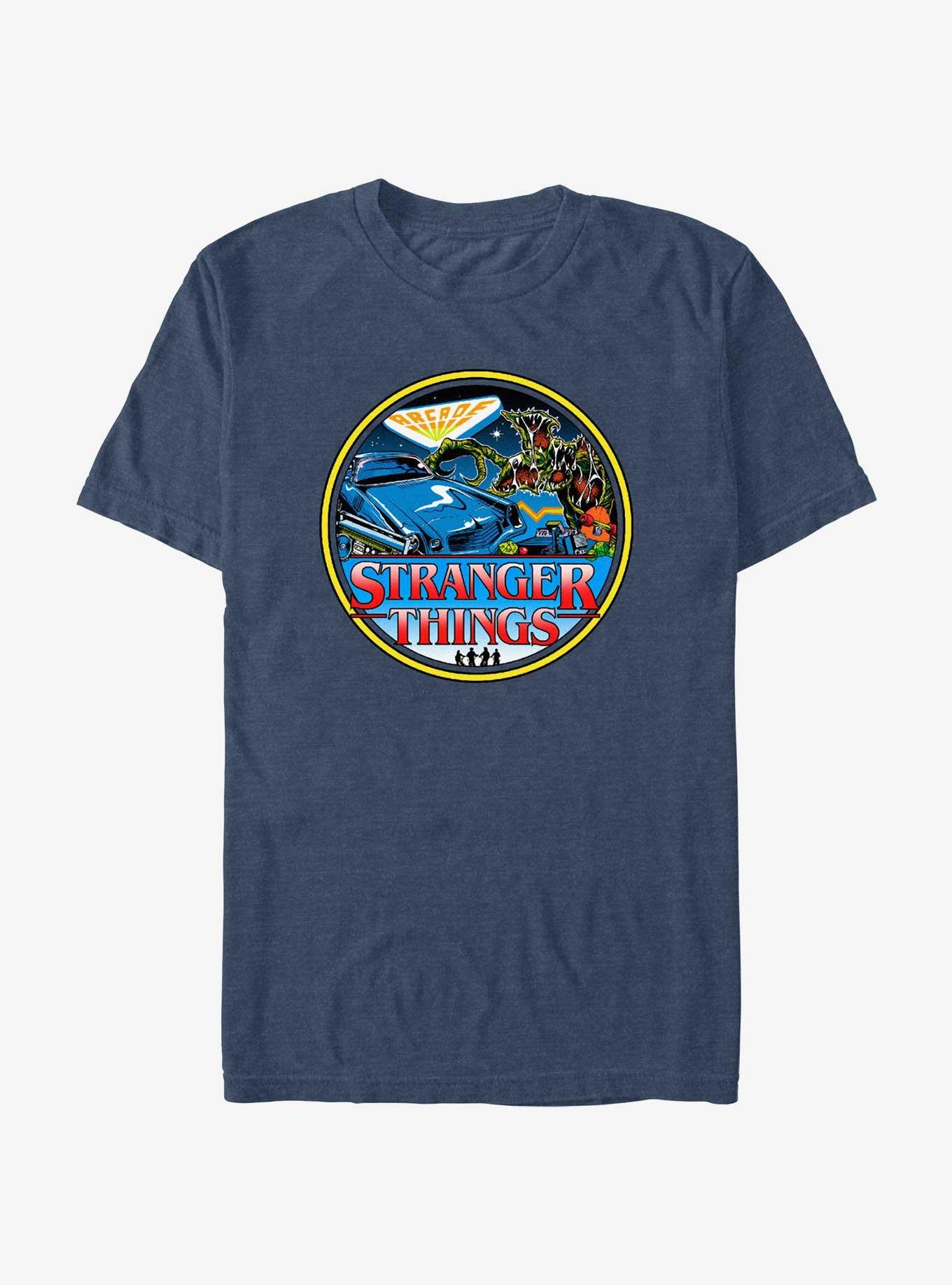Stranger Things Retro Badge T-Shirt, , hi-res