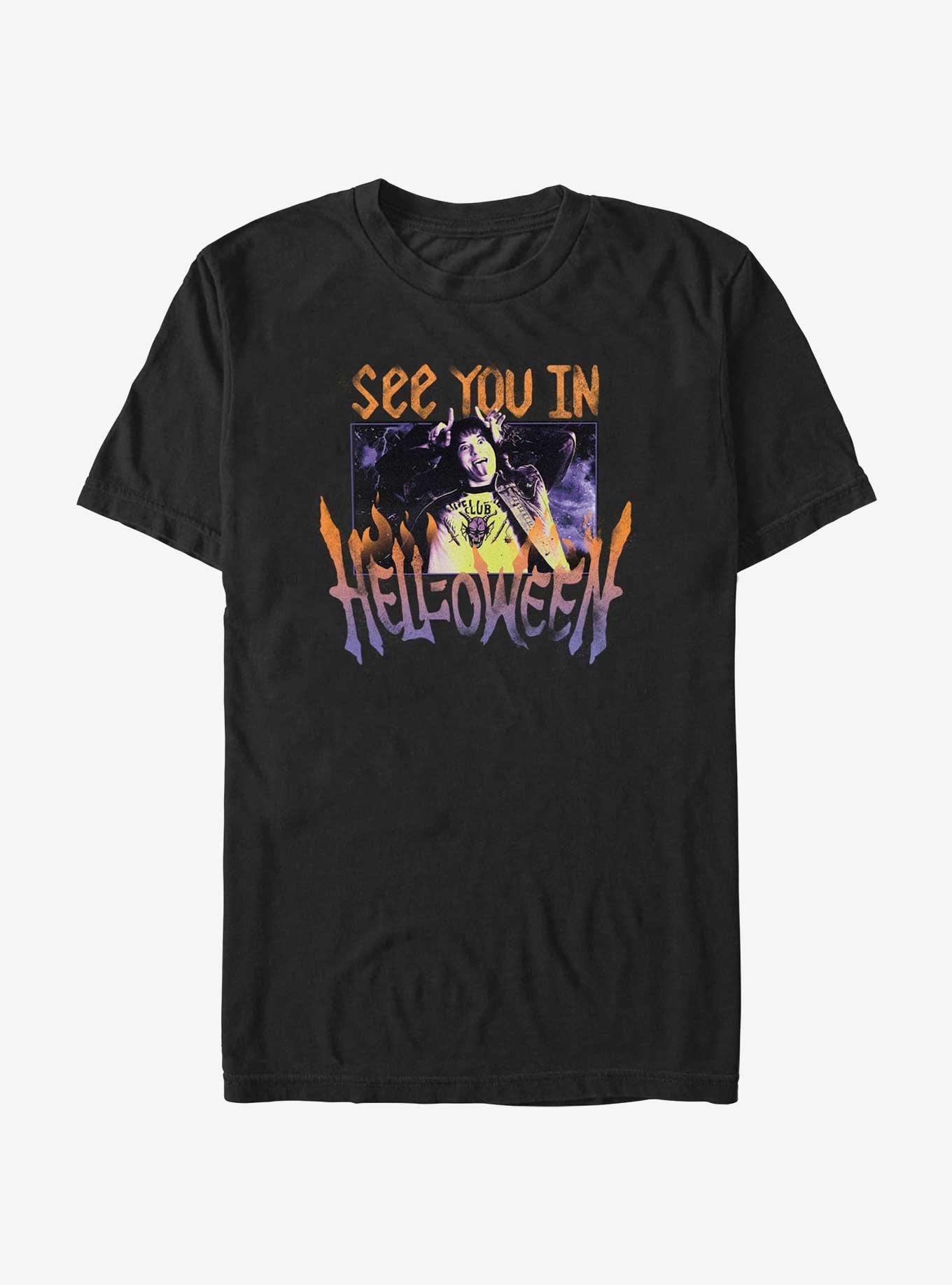 Stranger Things Eddie Munson See You In Helloween T-Shirt, BLACK, hi-res
