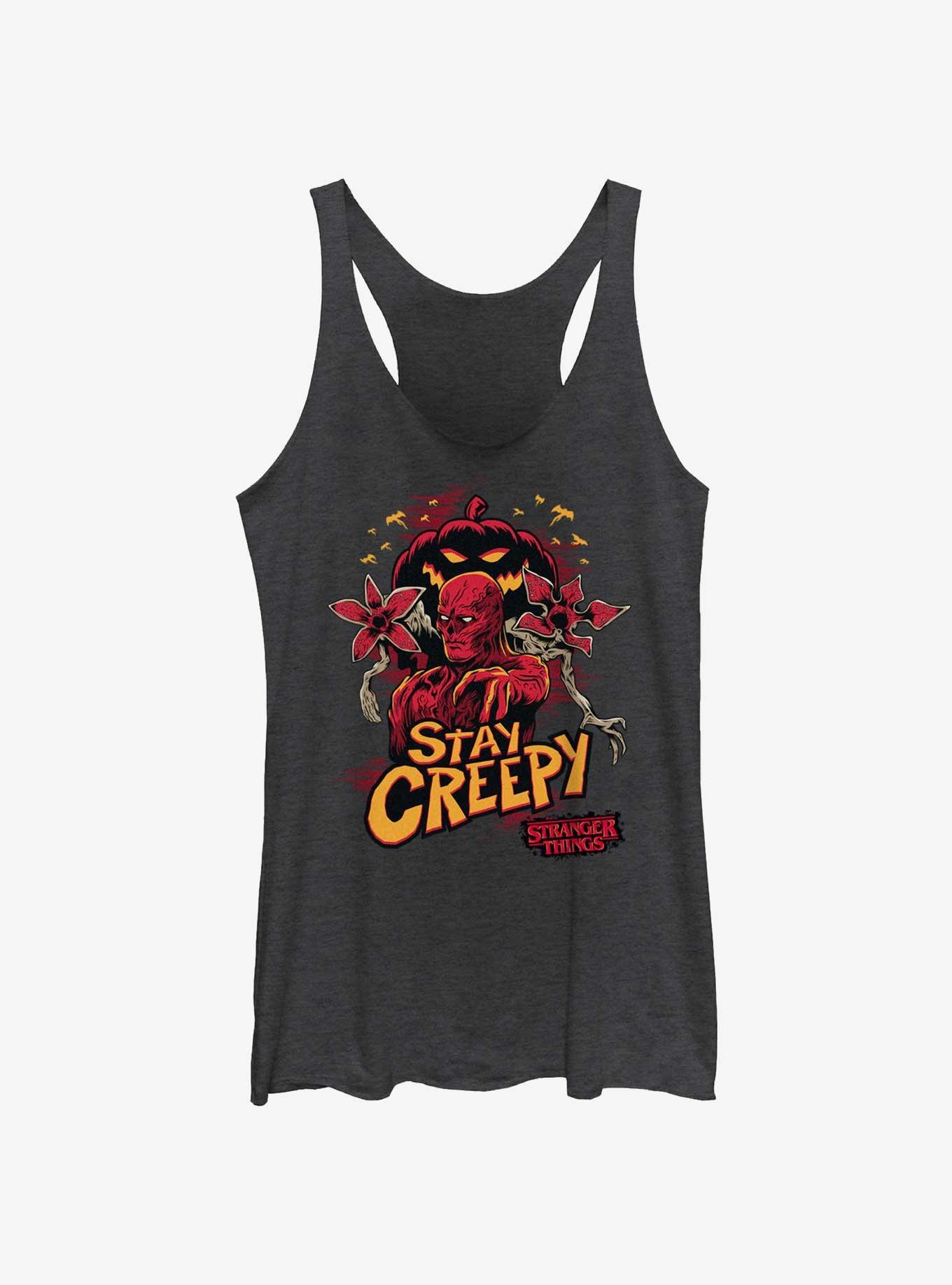 Stranger Things Vecna Stay Creepy Girls Tank