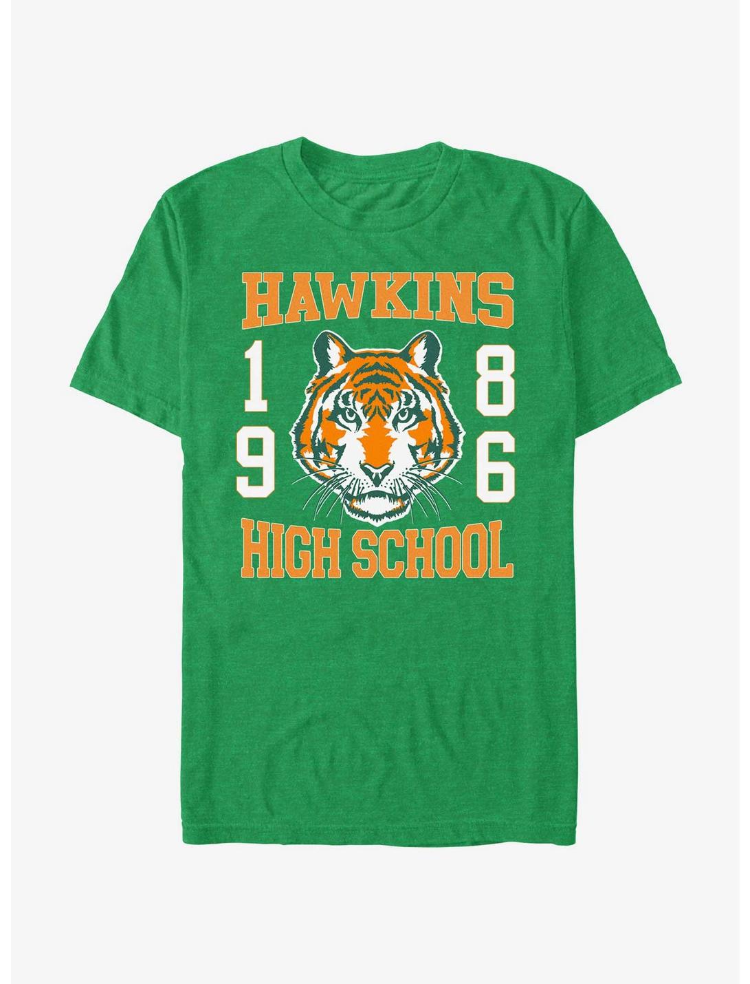 Stranger Things Hawkins High 1986 T-Shirt, KEL HTR, hi-res